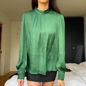 Mango Satin Blouse